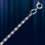 Ruský stříbrný náhrdelník šnek