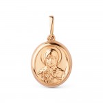 Icono colgante de oro