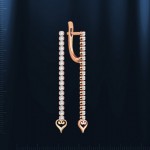 Fülbevaló Swarovski® kristályokkal