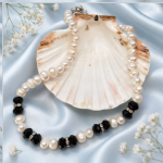 Купить жемчужное колье серебро 925 пробы