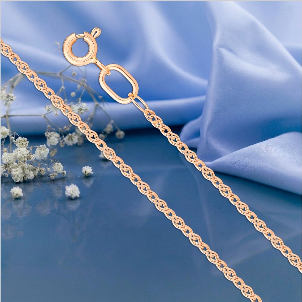 Rose gull 585 kjede armbånd Nonna