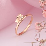 Златен пръстен от руско червено злато проба 585