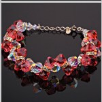 Гривна с кристали от Swarovski
