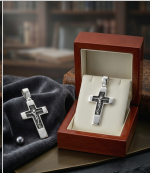 Ciondolo croce, argento