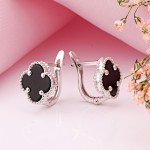 Купить серьги серебро 925 оникс.