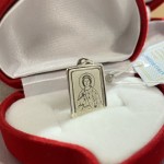 Penjoll d'icona de plata "Holy Martyr Nadezhda"
