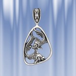 Srebrny znak zodiaku „Ryby”