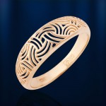 Златни прстен Руски златни накит