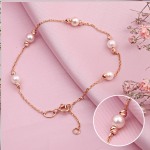 Bracelet doré or russe 585 perles