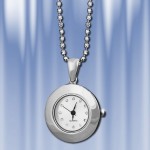 Women's watch to hang around, silver
