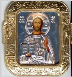 Araba Chrystos-Pantocrator için Rus simgesi