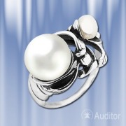 Ring „Rastrelli“ Silber mit Perlen