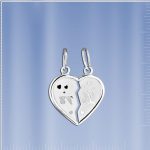 Anhaenger Love Russian Silver