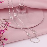 Колье из серебра 925 пробы.