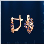 Русские золотые серьги