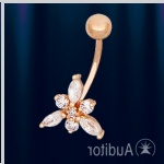 Body piercing russian gold