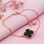 Gold bracelet Russian gold 585 Onyx⌀10 mm