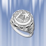 Мужское кольцо из русского серебра 925 пробы