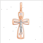Kruis hanger. Russisch goud