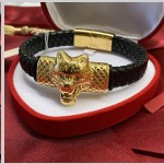Bracciale elegante con "Predator" in acciaio inossidabile