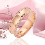 Snubní prsten 585 červené zlato v Německu