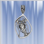 Segno zodiacale d'argento "Cancro"