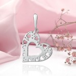 Silver pendant "Heart"