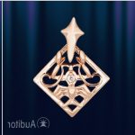 Знак зодиака «Рак» Русское золото.