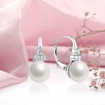 Ασημένια σκουλαρίκια "Pearls"
