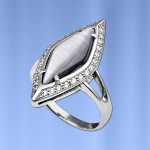 Srebrny pierścionek z Uleksytem