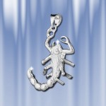 Pendant "Scorpions", silver