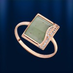 Российский золотой ювелирный нефрит.