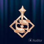 Znak zodiaku „Ryby” Rosyjskie złoto