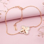 Gold bracelet 585 with diamonds