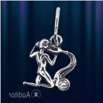 Segno zodiacale d'argento "Acquario"
