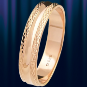 Русское обручальное кольцо, обручальное кольцо.