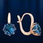 Earrings with topaz London