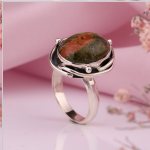 Серебряное кольцо с яшмой