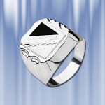 Muški prsten od ruskog srebra