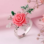 Silberring 925 Coral