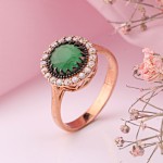 Hõbesõrmus 925 kullatud