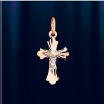 Cross Counte с распятием русского золота 585 в Германии