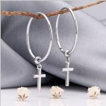 Серьги женские подвесные серебряные СОКОЛОВ