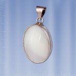 Pendant mother of pearl and silver