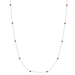 Srebrna ogrlica sa zvjezdicama od jantara