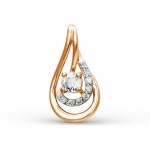 Colgante de oro 585 Zirkonia