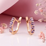 Goldohrringe mit Topas 585