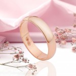 Comprar anillos de boda de oro rojo macizo 585 en Alemania