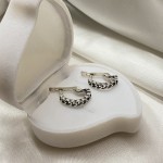 Silver earrings “hearts”
