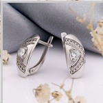 Ohrringe mit Zirkonia Silber 925 kaufen Sie SOKOLOV